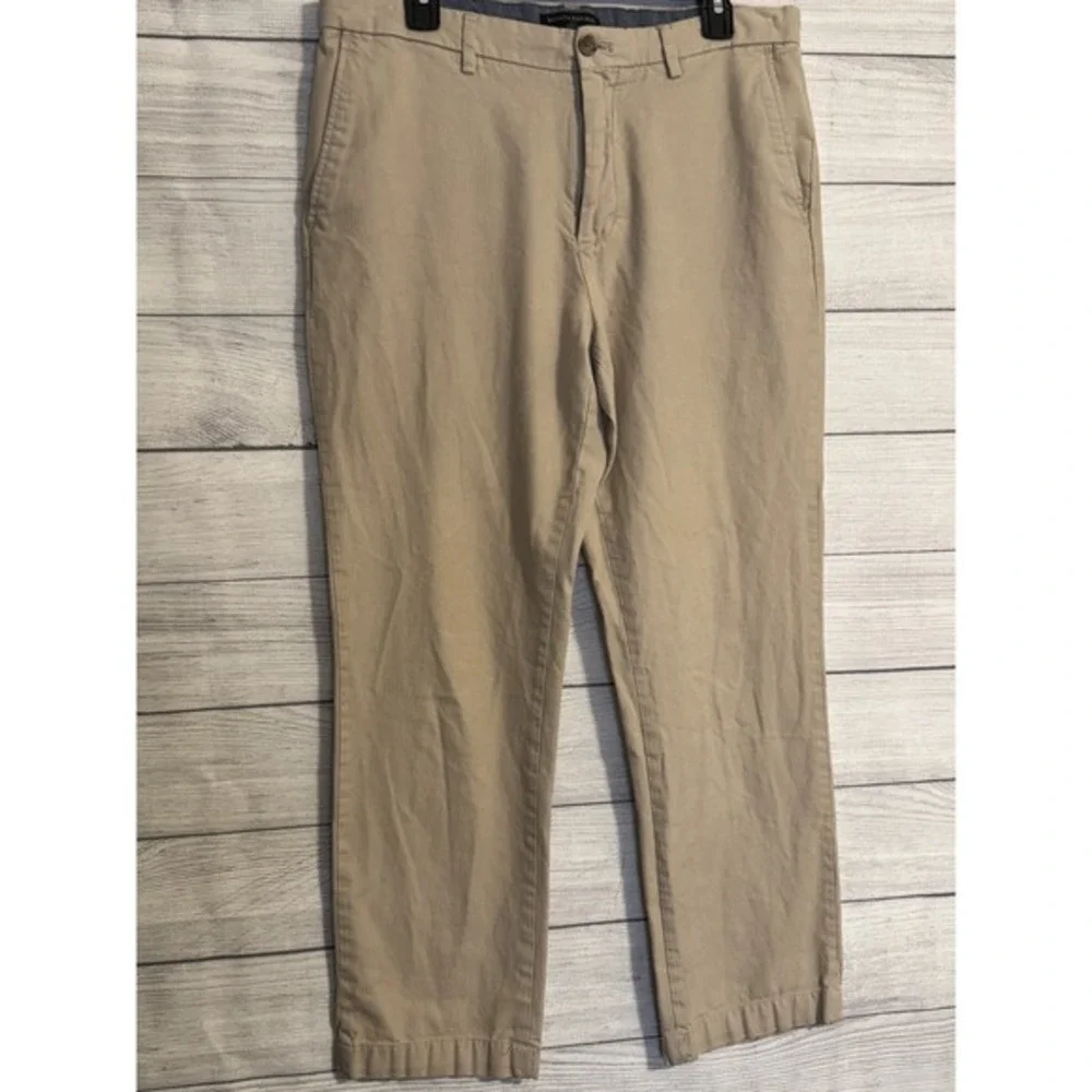 Banana‎ Republic Aiden Fit Men's Khaki Pants 35x30 Cotton Chinos